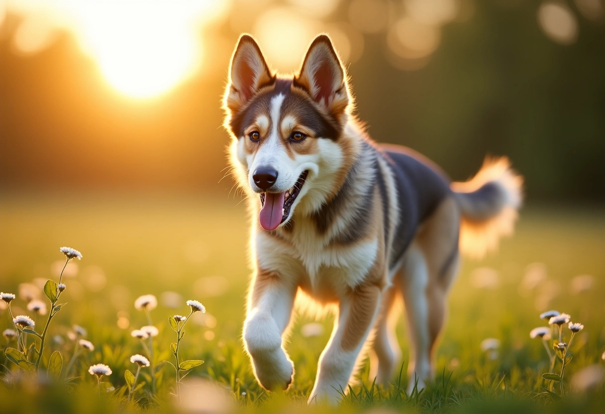 berger allemand husky