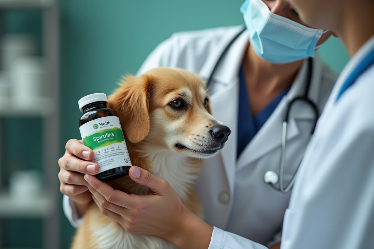 chien spiruline